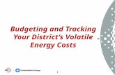 Budgeting and Tracking Your District’s Volatile Energy Costs 1.