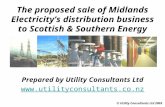 The proposed sale of Midlands Electricity’s distribution business to Scottish & Southern Energy © Utility Consultants Ltd 2003 Prepared by Utility Consultants.