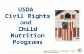 Oregon Department of Education – Child Nutrition Programs USDA Civil Rights and Child Nutrition Programs.