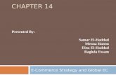 E-Commerce Strategy and Global EC CHAPTER 14 Presented By: Samar El-Haddad Menna Hatem Dina El-Haddad Raghda Essam.