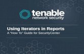 Using Iterators in Reports A “How To” Guide for SecurityCenter.