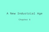 A New Industrial Age Chapter 6. The Gilded Age Thin layer of prosperity covered the poverty and corruption of society. Great for industrialists, bad for.