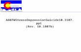 Promoting Independence in Agriculture AANTWStressDepressionSuicide10.3107.ppt (Rev. 10.1807b)