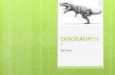 DINOSAUR!!!! By:Peak. What are dinosaur Dinosaur are a kind of lizard that is terrible. Some are carnivores. And some are plant eater. Dinosaur are several.