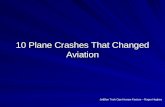 10 Plane Crashes That Changed Aviation JetBlue Tech Ops Human Factors – Roger Hughes.