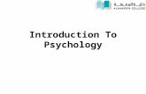 Introduction To Psychology PSYC 201. A) Why study Psychology? ● It helps you to understand yourself, why do you do things that you do? ● Understand your.