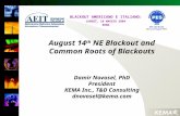 August 14 th NE Blackout and Common Roots of Blackouts Damir Novosel, PhD President KEMA Inc., T&D Consulting dnovosel@kema.com BLACKOUT AMERICANO E ITALIANO: