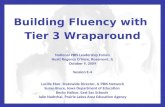 Building Fluency with Tier 3 Wraparound Lucille Eber, Statewide Director, IL PBIS Network Susan Bruce, Iowa Department of Education Becky Halbur, East.