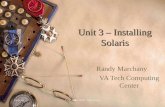 Va-scanCopyright 2002, Marchany Unit 3 – Installing Solaris Randy Marchany VA Tech Computing Center.