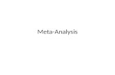 Meta-Analysis. CORRELATION VS. CAUSATION Correlation and Causation “The 2011 Chicago Pedestrian Crash Analysis identified a strong correlation between.