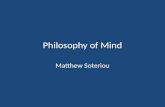 Philosophy of Mind Matthew Soteriou. Lecture Plan Week 1: An Introduction to Physicalism and Mind-Body Problems Week 2: Identity Theories of Mind Week.