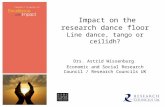 Impact on the research dance floor Line dance, tango or ceilidh? Drs. Astrid Wissenburg Economic and Social Research Council / Research Councils UK