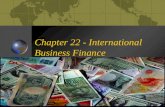 Chapter 22 - International Business Finance Today’s agenda and learning goals Using exchange rates. What is exchange rate risk? Managing exchange rate.