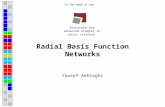 Radial Basis Function Networks In the name of God Yousef Akhlaghi Institute for advanced studies in basic sciences.