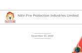 Nitin Fire Protection Industries Limited November 15, 2010.