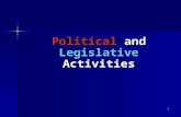 1 Political and Legislative Activities 2 Information Sources and Reference Materials CPE Articles: “Lobbying Issues” FY1997 “Election Year Issues” FY2002.