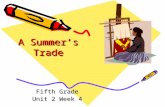 A Summer’s Trade Fifth Grade Unit 2 Week 4 Words to Know bandana jostled mesa hogan bracelet turquoise Navajo.