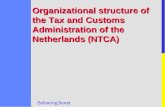 Organizational structure of the Tax and Customs Administration of the Netherlands (NTCA)