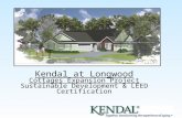 Kendal at Longwood Cottages Expansion Project Sustainable Development & LEED Certification.