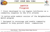 FORT DRUM NEW YORK 26 July 2010 Fort Drum – The Army’s Best Kept Secret Joseph F. Margrey/IMNE-DRM-ES/772-5721/na.margrey@us.army.mil iWATCH Program