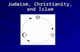 Judaism, Christianity, and Islam. Early Beginnings 1400 BCE Hebrews move into Palestine (modern-day Israel) They were shepherds from Mesopotamia (modern-day.