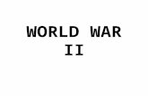 World War II Vocabulary 1.Isolationism20. Phony War* 2.Dictators21. Lend-Lease Agreement 3.Appeasement22. convoy 4.World War II23. Pearl Harbor 5.Holocaust24.