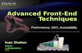Performance, SEO, Accessibility Ivan Zhekov Telerik Corporation .