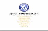 Xynth Presentation What is windowing system ? What is it for ? Why do we need it ? Known windowing systems Embedded world What is Xynth ? Who are the competitors.