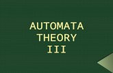 Dept. of Computer Science & IT, FUUAST Automata Theory 2 Automata Theory III Languages And Regular Expressions Construction of FA’s for given languages.