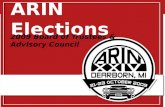 ARIN Elections 2009 Board of Trustees & Advisory Council.