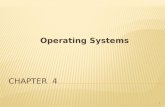 Operating Systems 1. Chapter Objectives 2  Define an operating system and its main functions.  List the main operating systems in use today.  Identify.