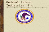 UNICOR Federal Prison Industries, Inc.. Federal Prison Industries, Inc. Component of Federal Bureau of Prisons Established in 1934 by statute & Executive.