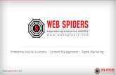 Big Insights & Dynamic Intelligent Profiles™. Leveraging Technology to Engage and Inform Attendees Contact: Craig Besnoy craig.besnoy@webspiders.com 917.