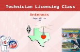 Technician Licensing Class Antennas Page 151 to 157.