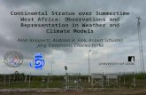 Peter Knippertz et al. – Continental stratus over summertime West Africa Continental Stratus over Summertime West Africa: Observations and Representation.