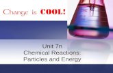 Unit 7n Chemical Reactions: Particles and Energy.