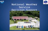 National Weather Service Decision Support Workshop.