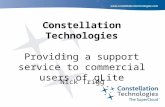 Constellation Technologies Providing a support service to commercial users of gLite Nick Trigg.