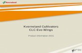 Kverneland Cultivators CLC Evo Wings Product information 2015.