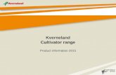 Kverneland Cultivator range Product information 2015.