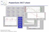 PowerEsim FACT sheets Prepared by Franki Poon PowerELab Limited  1 PowerEsim FACT sheet.