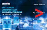 The Future Communication Services Provider A Blueprint for Relevance in the Converged Digital World.