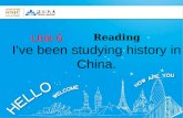 I’ve been studying history in China. Unit 6 Reading.