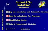 Www.mathsrevision.com Created by Mr. Lafferty @ Scientific Notation  Using the calculator and Scientific Notation.