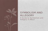 A Guide to Symbolism and Allegory in Maus SYMBOLISM AND ALLEGORY.