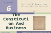 Chapter McGraw-Hill/Irwin Copyright © 2005 by The McGraw-Hill Companies, Inc. All rights reserved. 6 6 The Constitution And Business.