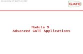 University of Sheffield NLP Module 9 Advanced GATE Applications.