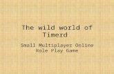 The wild world of Timerd Small Multiplayer Online Role Play Game.
