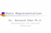 Data Representation Dr. Bernard Chen Ph.D. University of Central Arkansas.
