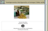Nutrigenomics-Nutrigenetics of omega-3 fatty acids Tzortzis Nomikos Assistant Professor Department of Nutrition and Dietetics Harokopio University.